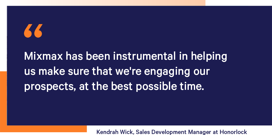 Kendrah Wick, Sales Development Manager about Mixmax