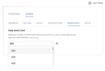 Tighter controls for admins: Introducing daily send limits